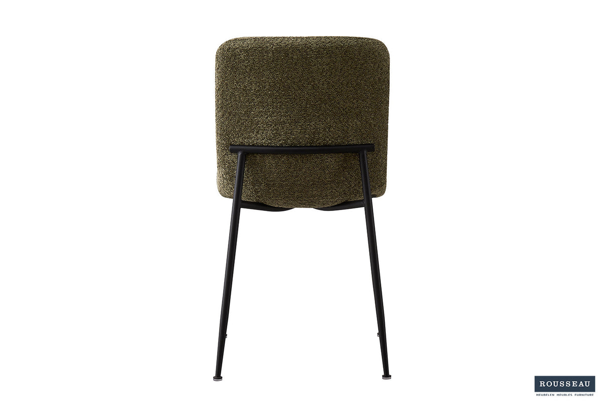 Rousseau - Chaise Alice Boucle - Vert - 81,5x42x57 cm