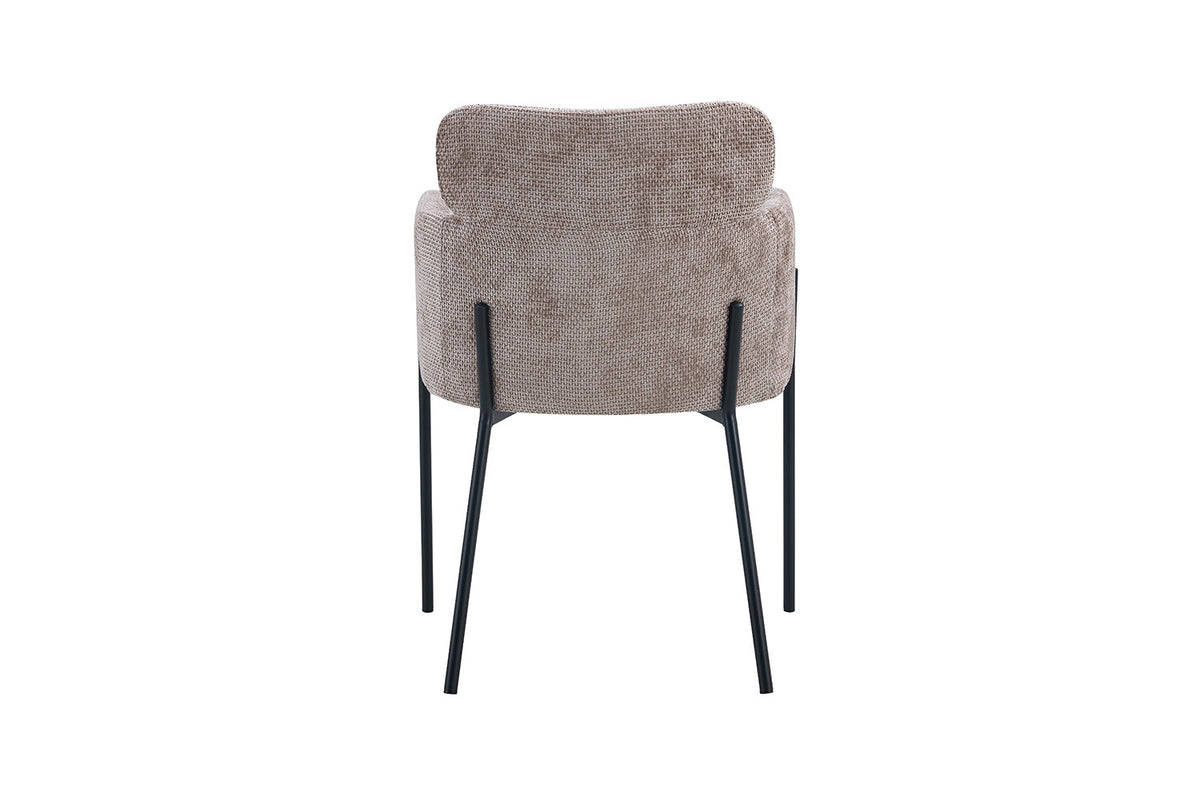Rousseau - Chaise Naomi - Tissu Sable - 83x60,5x60 cm