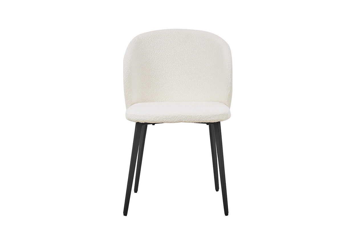 Rousseau - Stoel Toledo Boucle - Wit - 80x51x55 cm