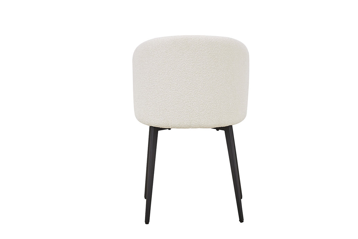 Rousseau - Stoel Toledo Boucle - Wit - 80x51x55 cm