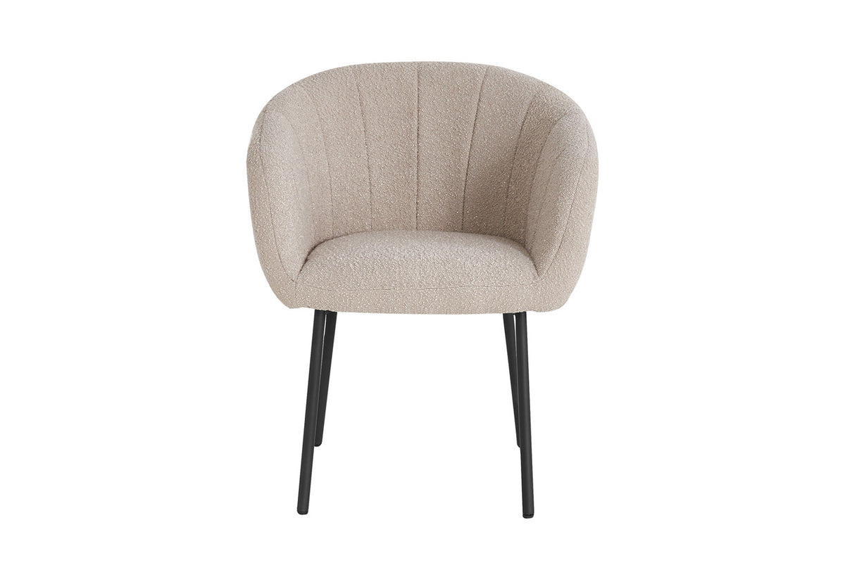 Rousseau - Stoel Sevilla Boucle - Zand - 79x57x62 cm