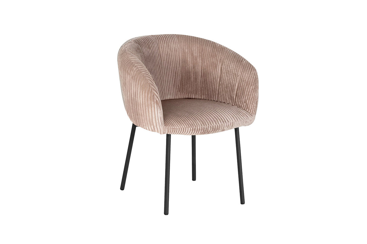 Rousseau - Stoel Sevilla Corduroy Zand - 79x57x62 cm