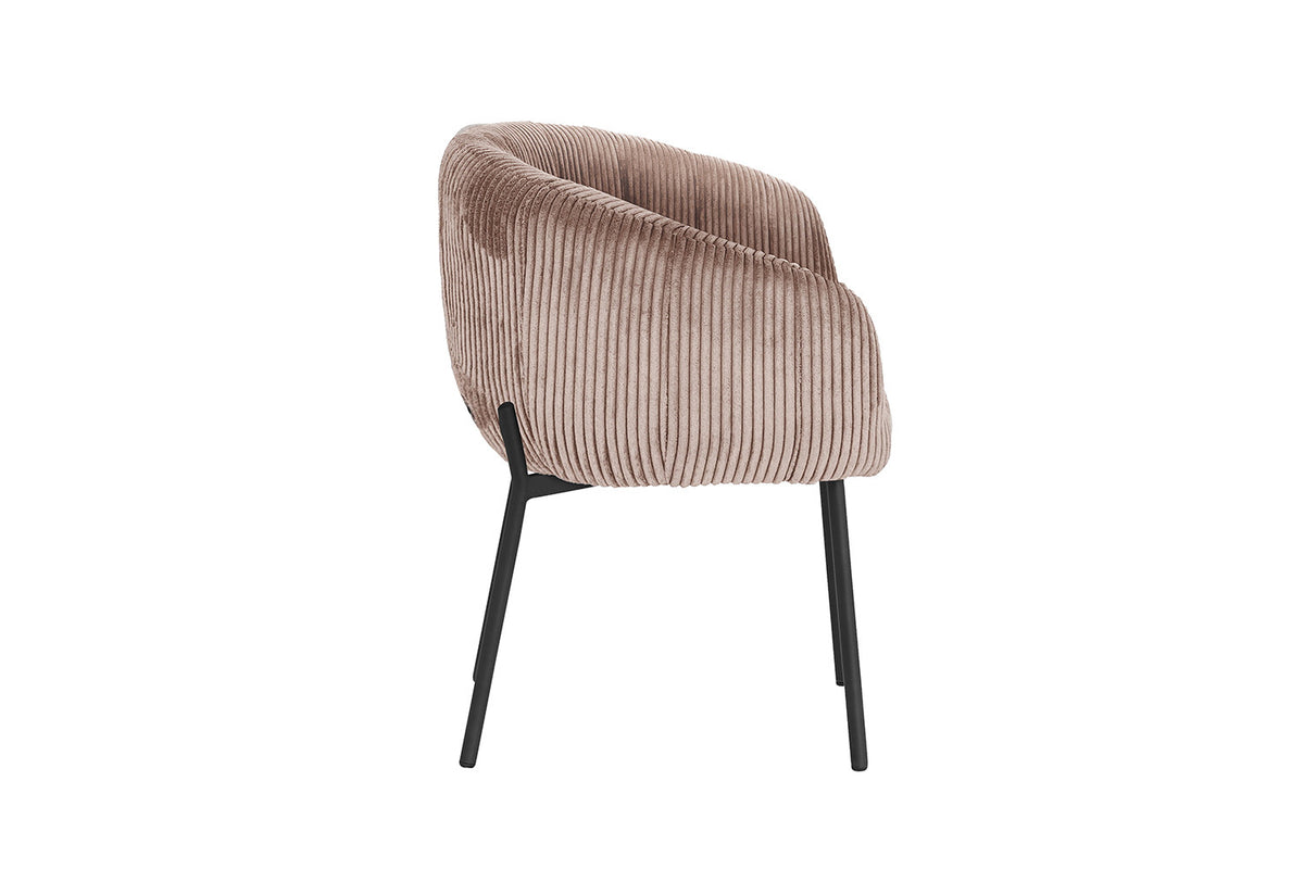 Rousseau - Stoel Sevilla Corduroy Zand - 79x57x62 cm