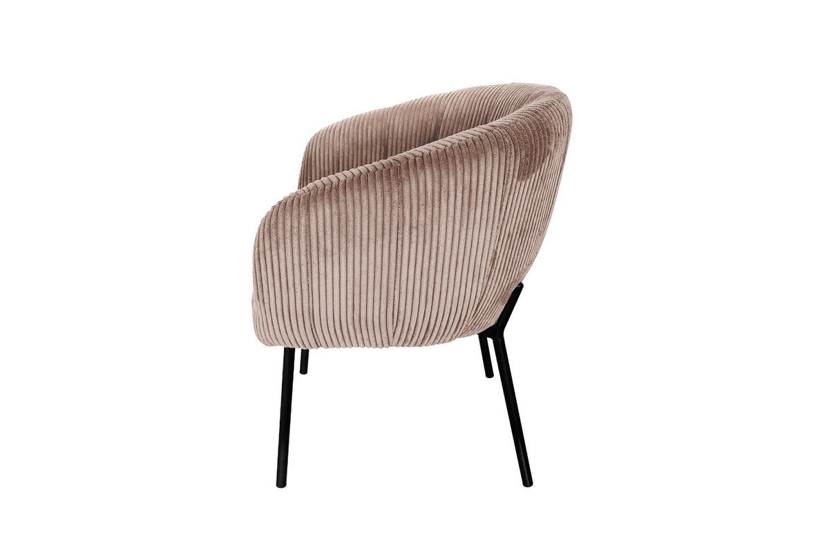 Rousseau - Stoel Sevilla Corduroy Zand - 79x57x62 cm
