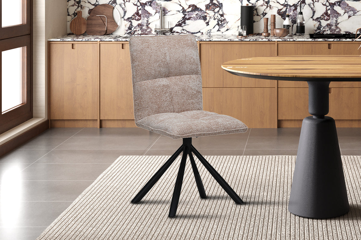 Rousseau - Chaise Jack - Tissu Sable - 91x45x59 cm