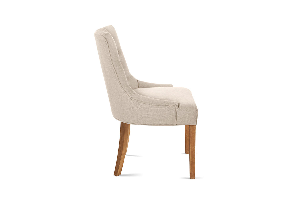 Rousseau - Chaise Fancy - Tissu Sable - 93x56x60 cm