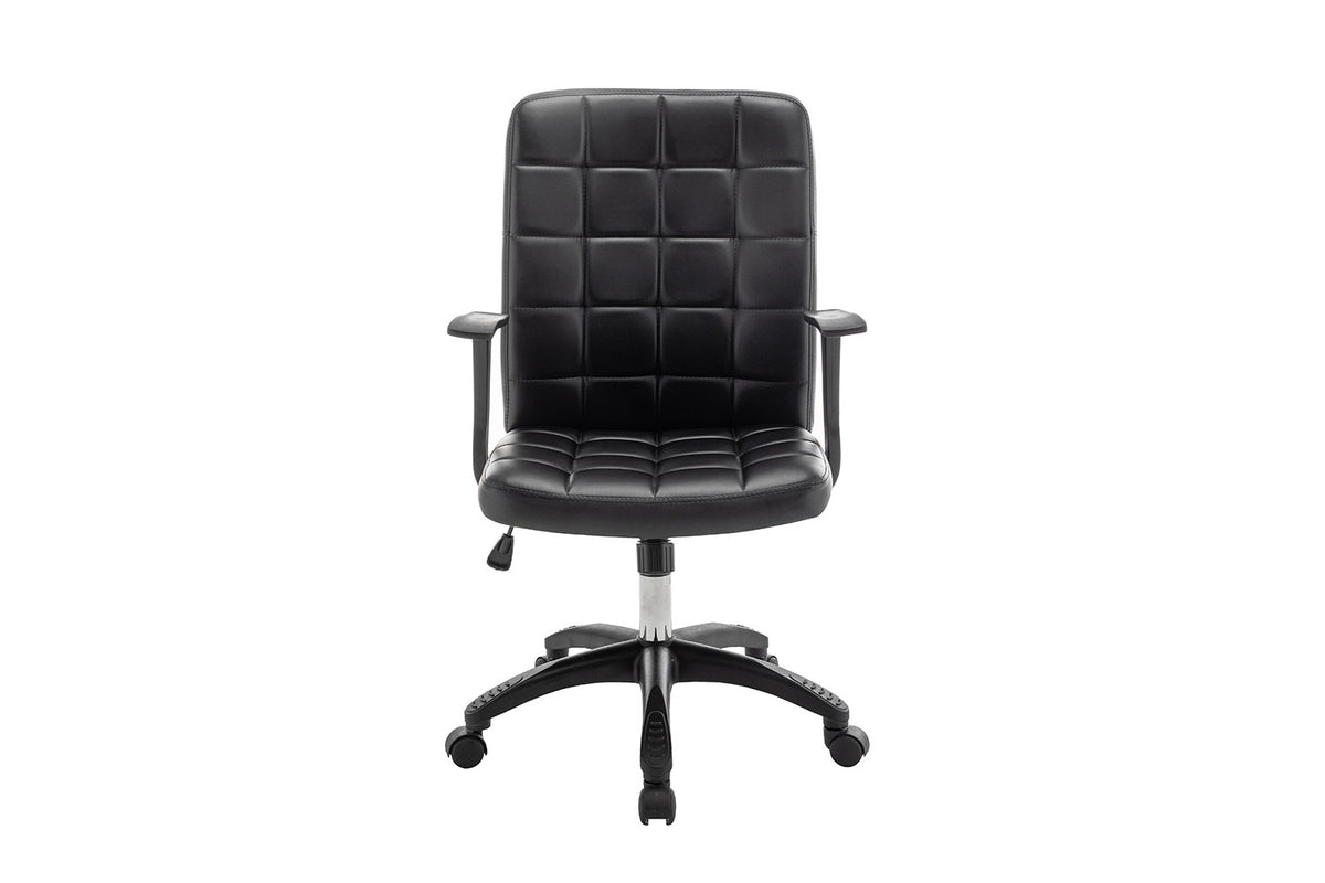 Rousseau - Chaise de bureau Luka Noir - 96x58x59 cm