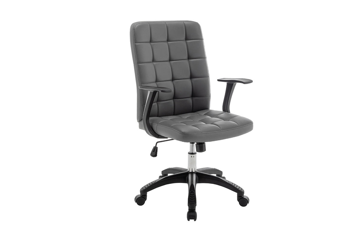 Rousseau - Chaise de bureau Luka Gris - 96x58x59 cm
