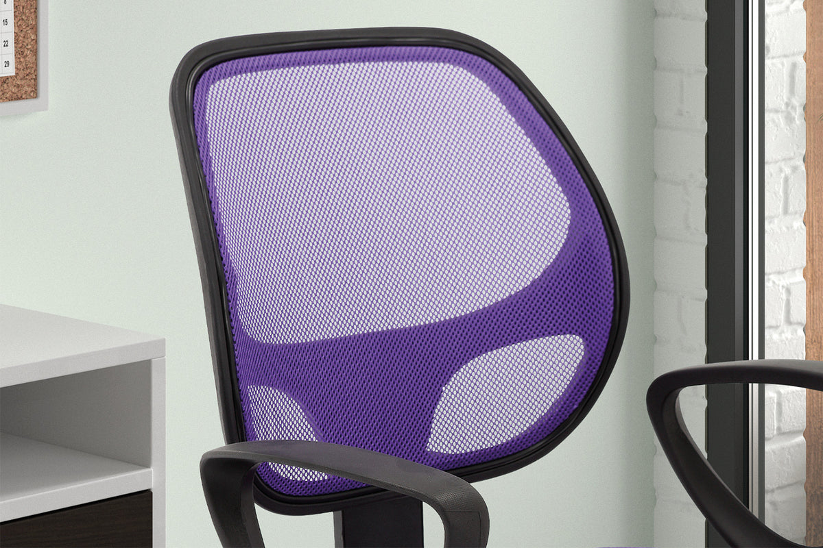 Rousseau - Chaise de bureau Hippa Mesh Violet - 86x58x53 cm