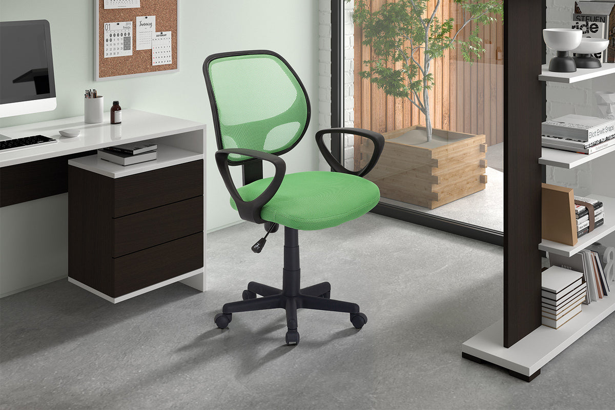 Rousseau - Bureaustoel Hippa Mesh Lime - 86x58x53 cm