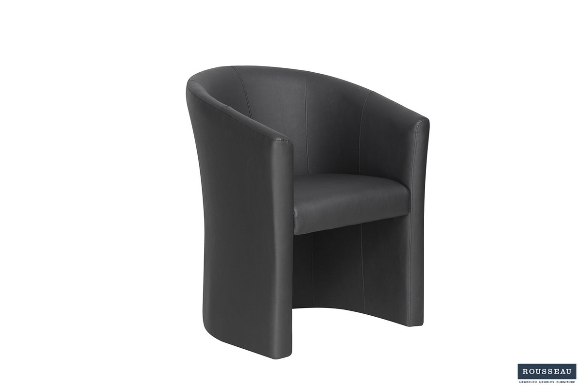 Rousseau - Siège baquet Charlie PU Noir - 81x64x62 cm