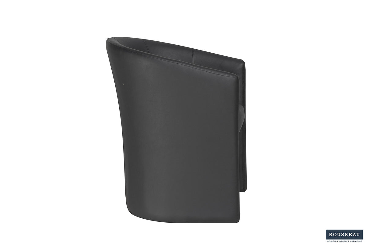 Rousseau - Siège baquet Charlie PU Noir - 81x64x62 cm