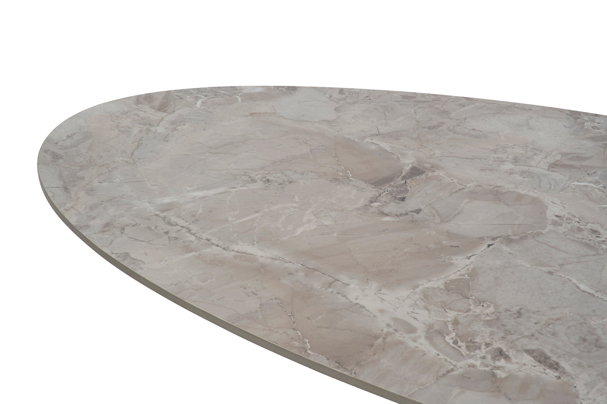 GBO - Salontafel SL2206 - Ovaal - L130 x B66 x H46 cm