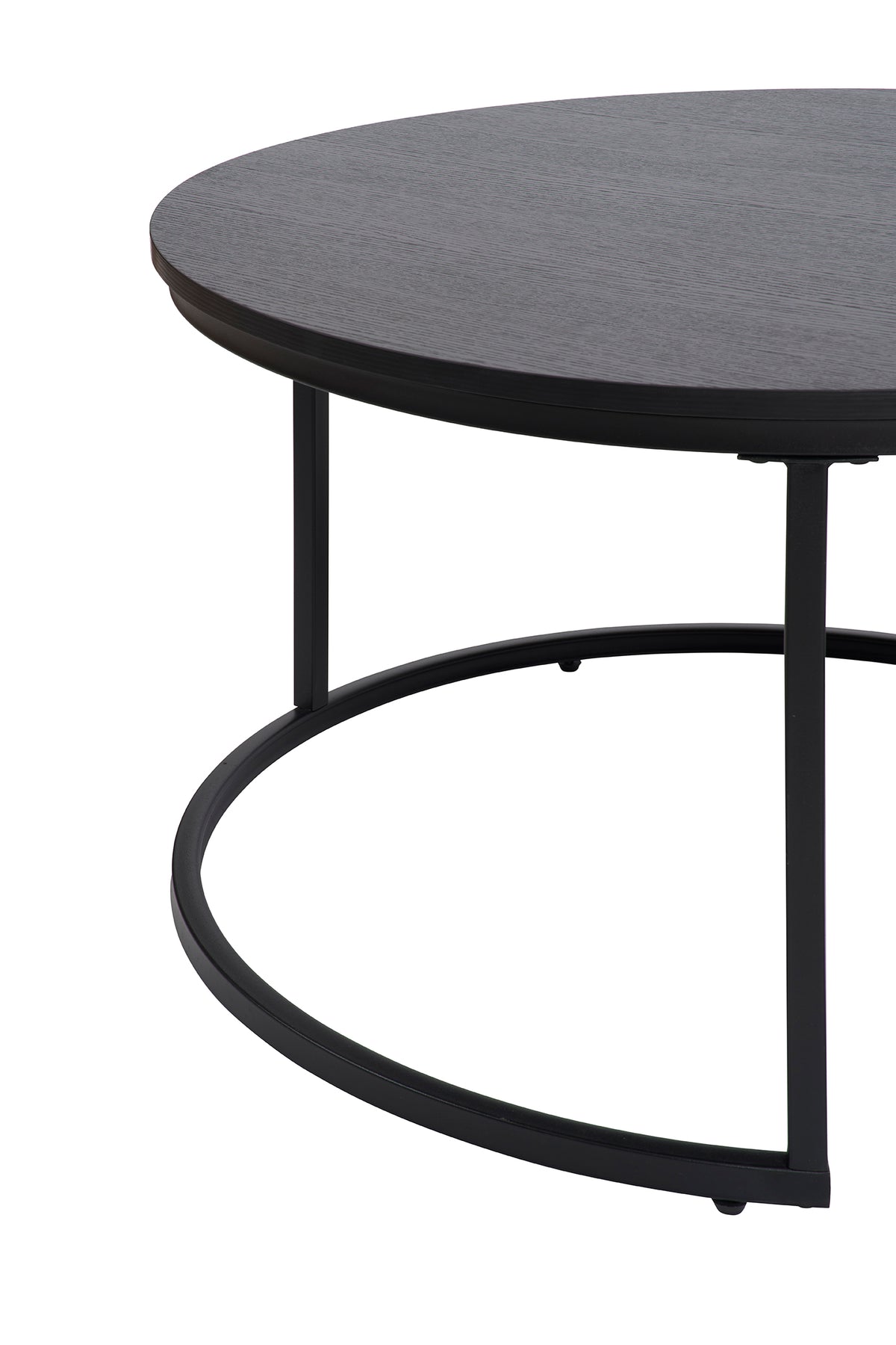 GBO - Bijzettafel Joy - Nero - 80 x H 45/50 x H 38 cm