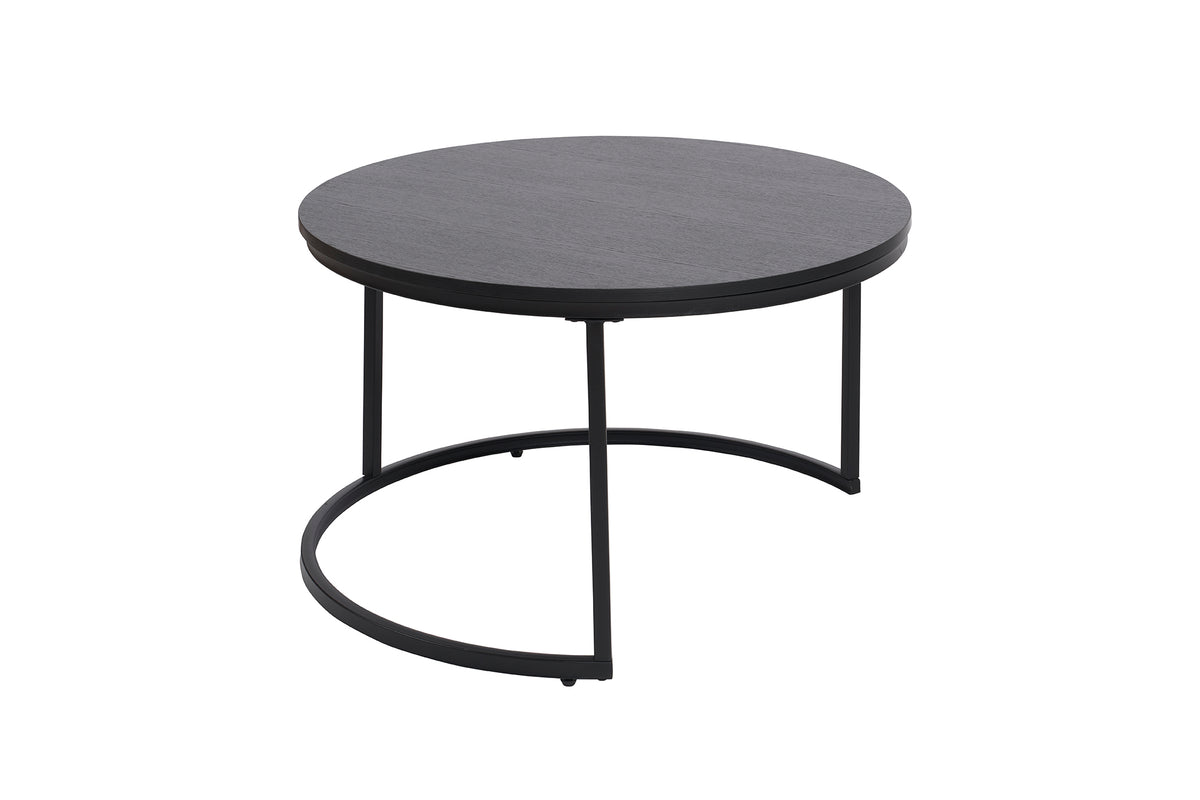 GBO - Table d'appoint Joy - Nero - 70 x H 45/50 x H 38 cm