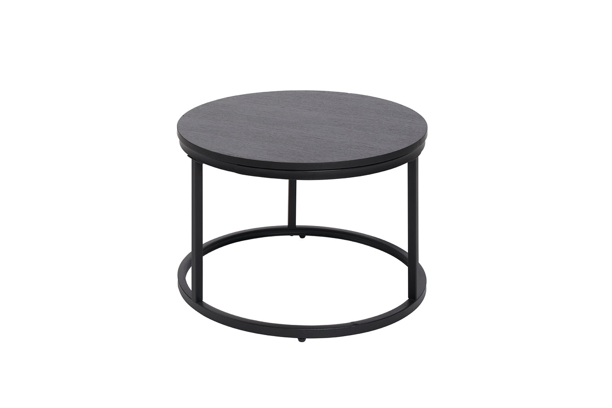 GBO - Bijzettafel Joy - Nero - 80 x H 45/50 x H 38 cm
