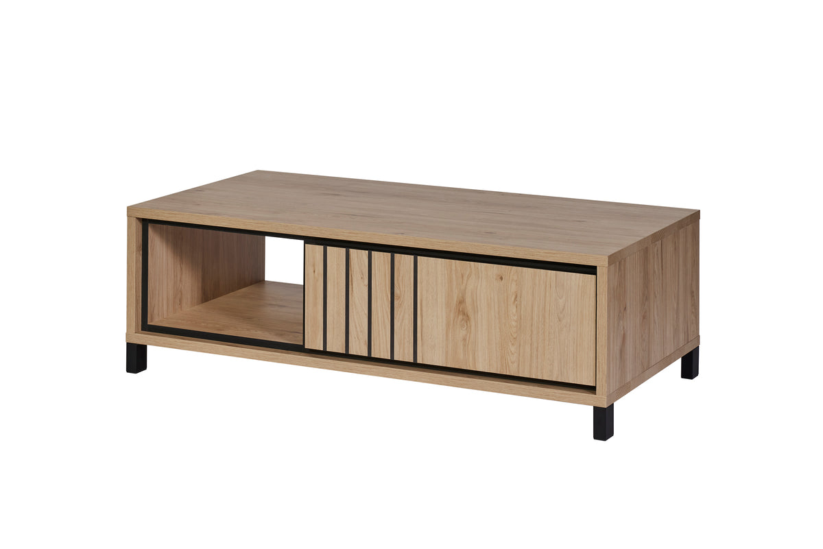 GBO - Table basse Tyler – Urban Oak - 130x45x70 cm