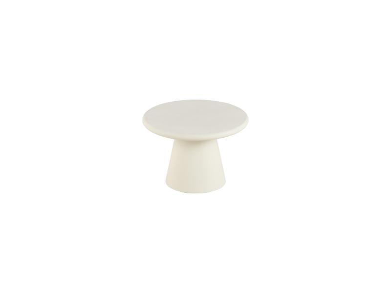 GBO – Table basse ronde Cementex – Blanc – SL2405 – Ø60xh41cm
