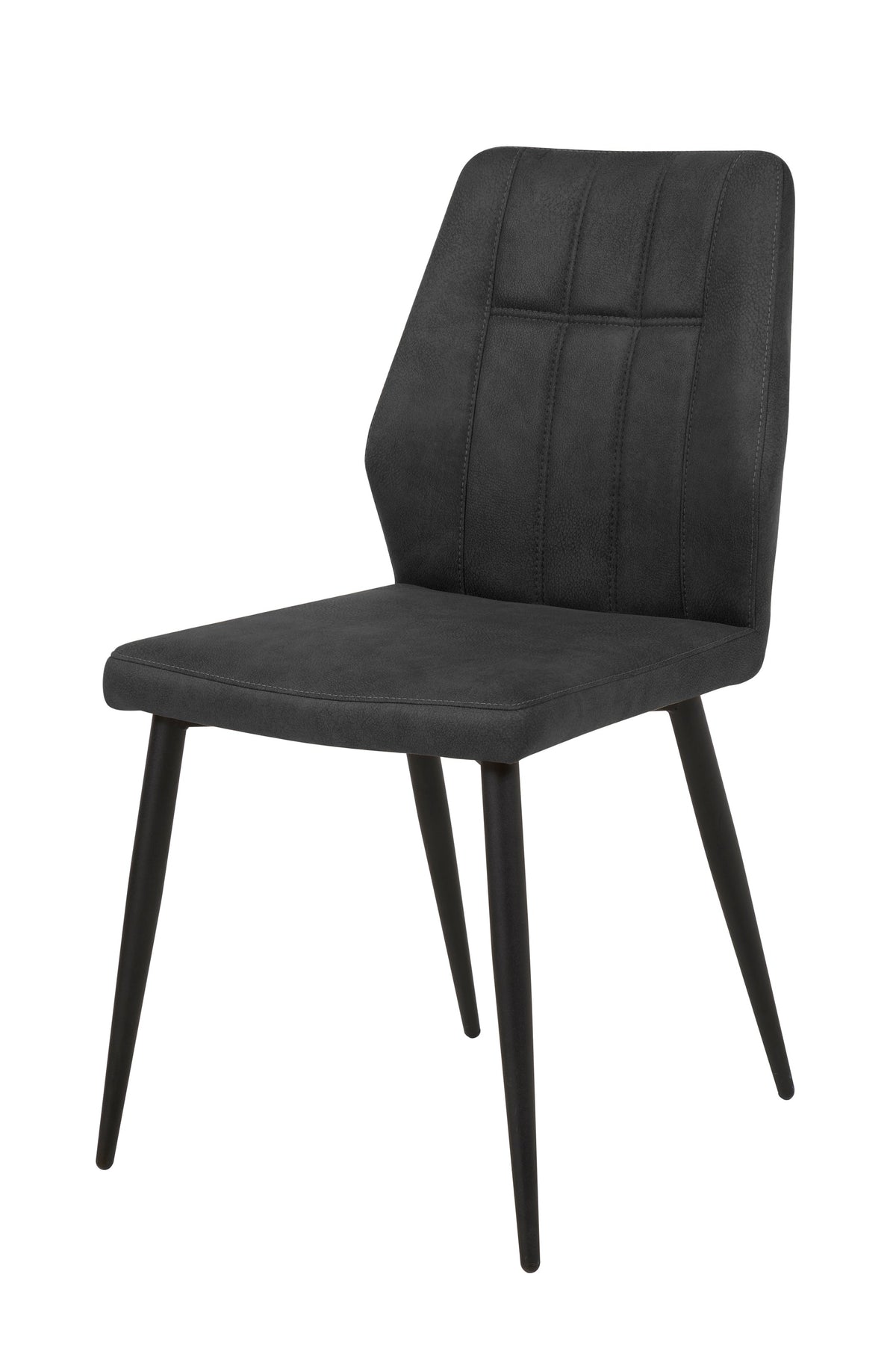 GBO - Eetkamerstoel ST2202 - Stof - Antraciet - 45x45x52cm