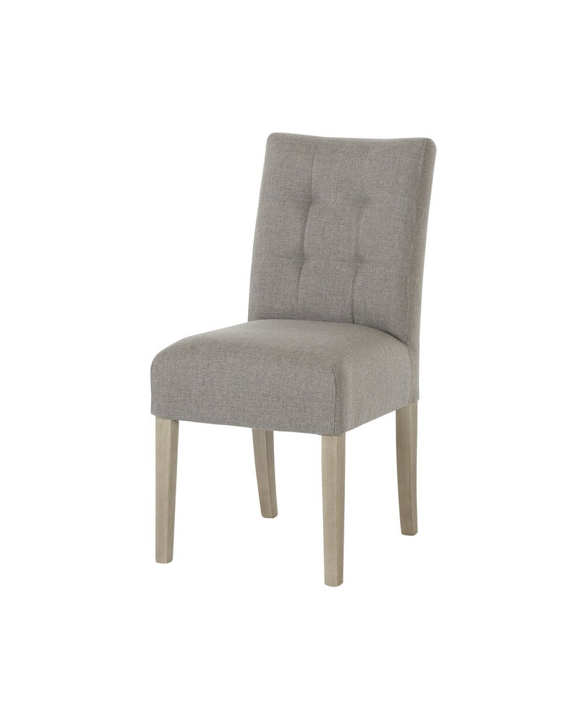 Meubar - Eetkamerstoel Bristol - Stof - Anthracite licht - 44 x 53 x 92 cm