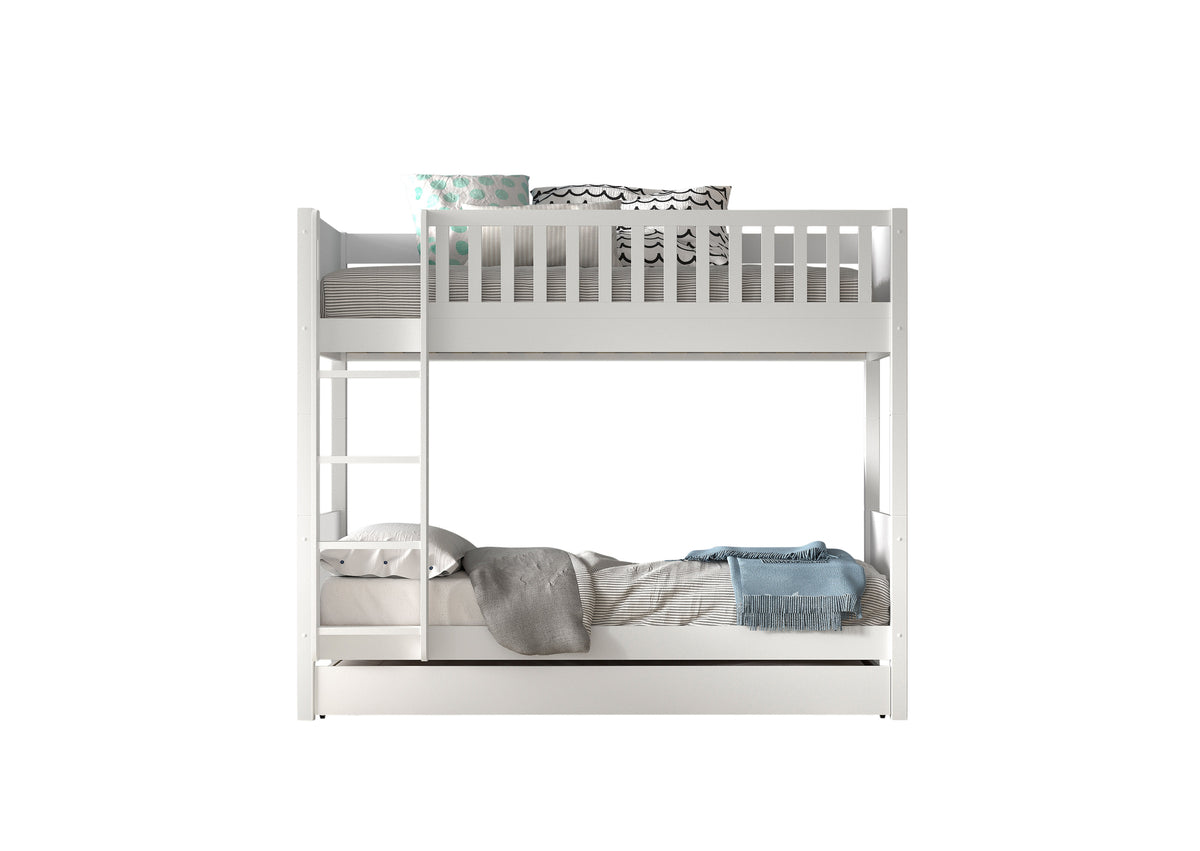 Vipack - Lit mezzanine avec lit gigogne Pino -90x200 cm
