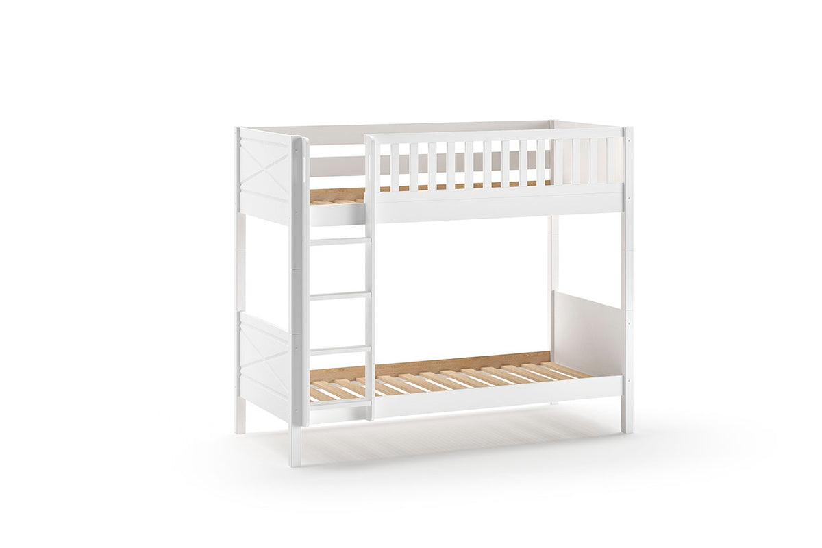 Vipack - Lit mezzanine avec lit gigogne Pino -90x200 cm
