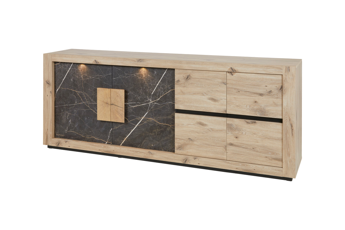 GBO - Buffet avec éclairage Sacha - 240x93x50 cm