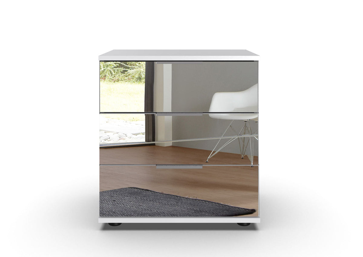 Wimex - Table de chevet Saigon - E56703 - Blanc - 52x58x38 cm