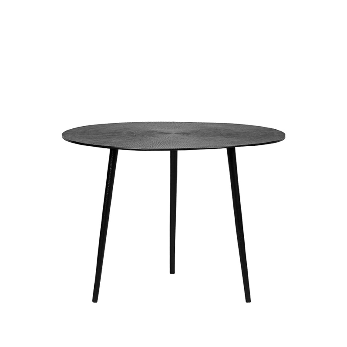 LABEL51 Table basse Nobby - Noir - Métal - 60 cm
