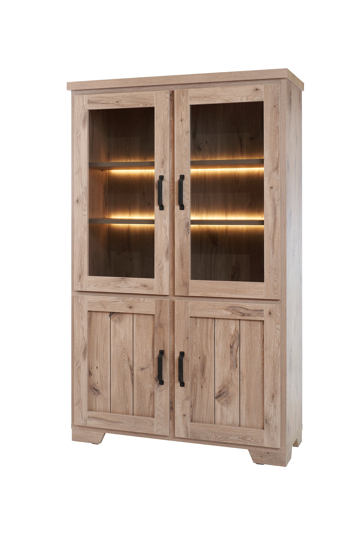 GBO - Vitrine met verlichting Syrco - 120x195x48 cm