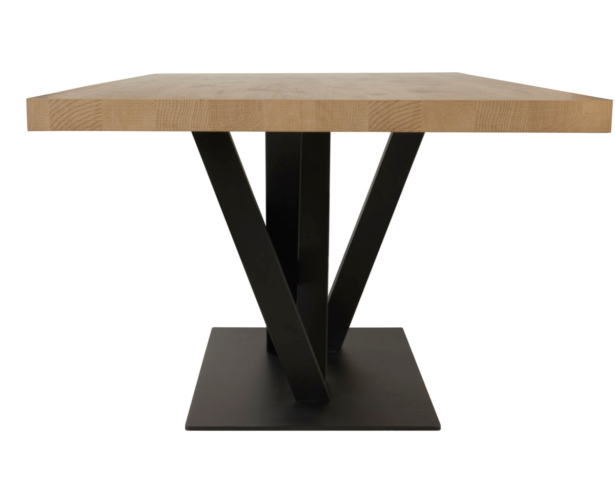 GBO - Table de salle à manger Sacha – 230x100x76 cm – Chêne Canyon – Pieds croisés