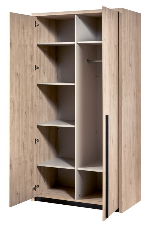 GBO - Armoire Viola – 2 portes battantes – 112x219x60 cm