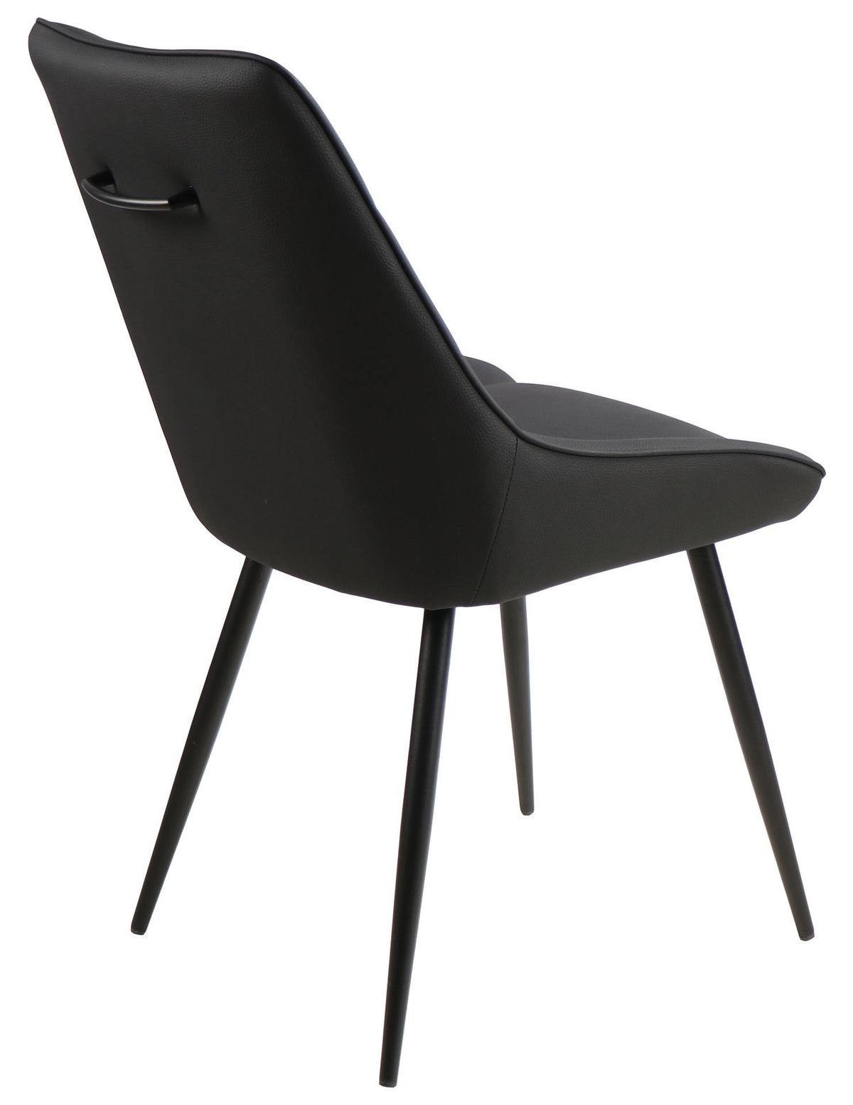 2BM - Chaise de salle à manger Lotte - Noir - 61x89x49cm