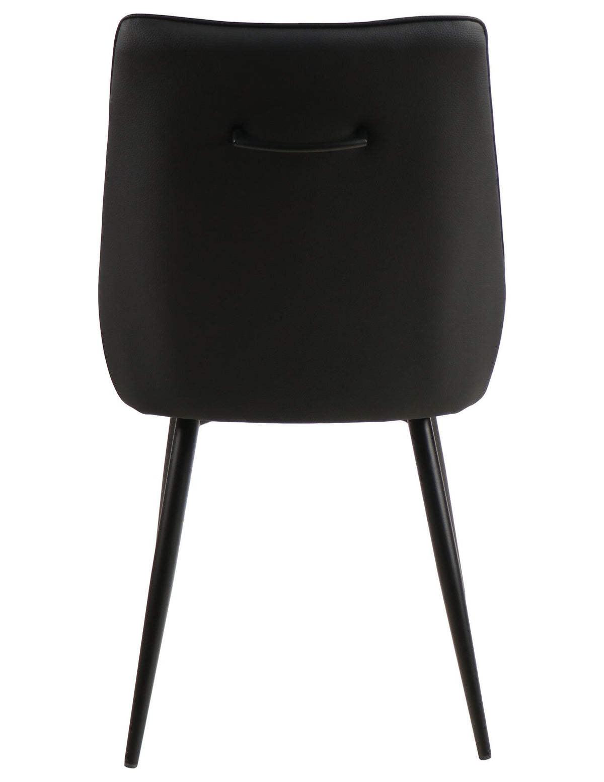 2BM - Chaise de salle à manger Lotte - Noir - 61x89x49cm