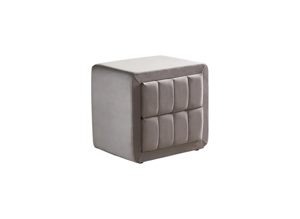 BSP - Boxspring Bristol - Stof - Lichtgrijs - 180x200 cm