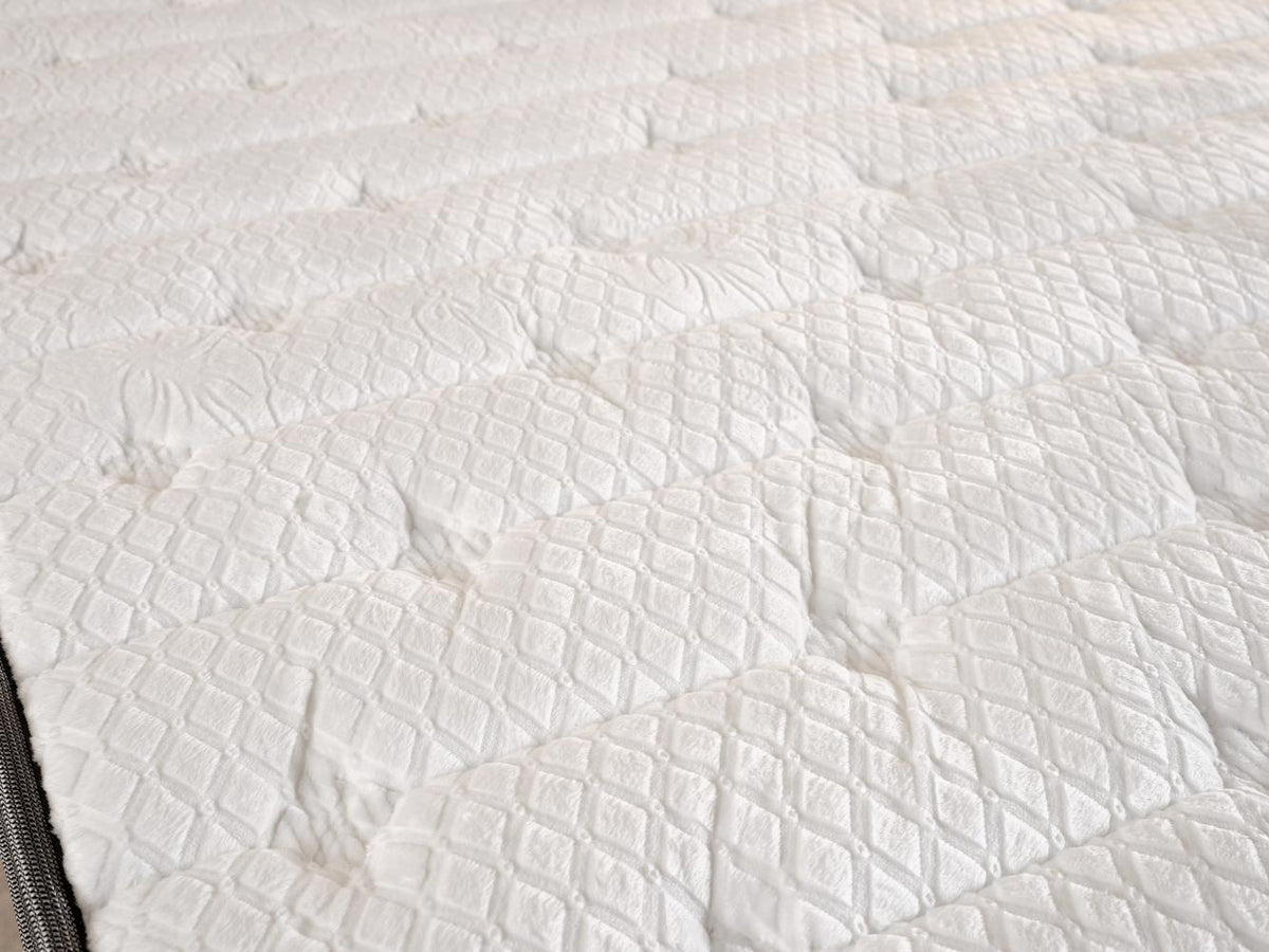 2BM - Boxspring Reina – Ecru stof - Opbergruimte – 180x200cm