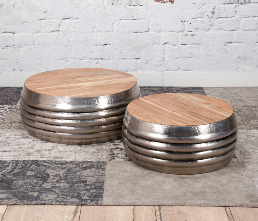 ZST - Salontafel Zaine - Set van 2 - 120x60xh40cm