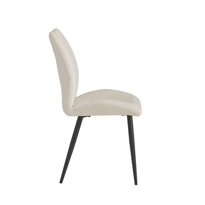 MLM - Stoel Lieve - Ecru Stof - 92x50x56 cm