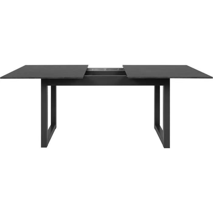 FIN - Table de salle à manger Austin 80A - Anthracite - 160–200x75x90 cm