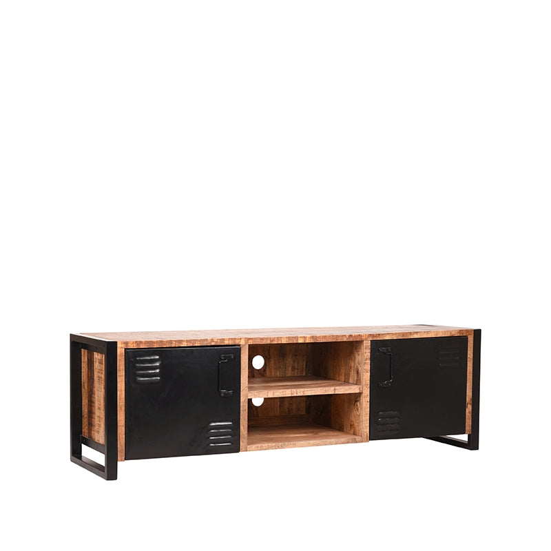 LABEL51 - Meuble TV Brussels - Rough - Bois de manguier - 160 cm